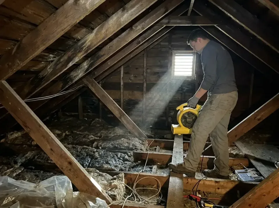 attic-water-damage-drying-proc-007 — frequently asked questions, Emergency Water Extraction & 24/7 Flood Response in Battlef…